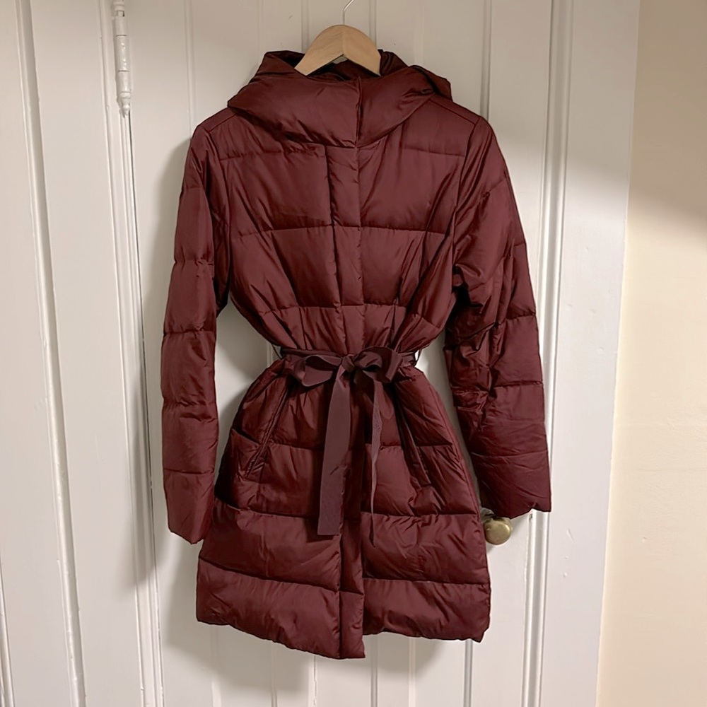 Like New Burgundy Down Jacket (Crewcuts Girls' 16/fits women size S)